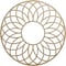 Ekena Millwork Cannes Wood Fretwork Pierced Ceiling Medallion, Hickory, 36"OD x 12 1/4"ID x 3/8"T CMWP36X36X0375CNHI - alternate 1